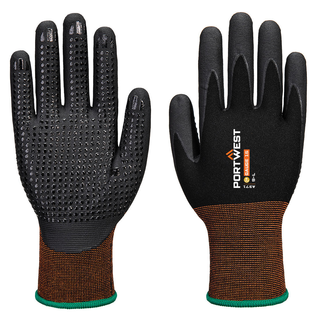 Rękawice GP Grip 15 z nakropieniami nitrylowymi