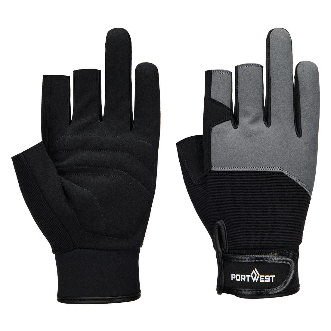 Mechanic 251 Fingerless Glove — Czarny