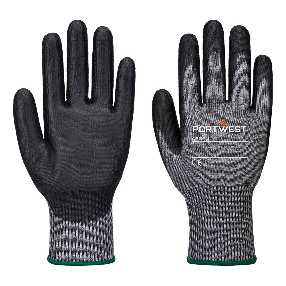 Rękawice antyprzecięciowe F13 PU Essential Multipack (Pk12) — Szary/Czarny