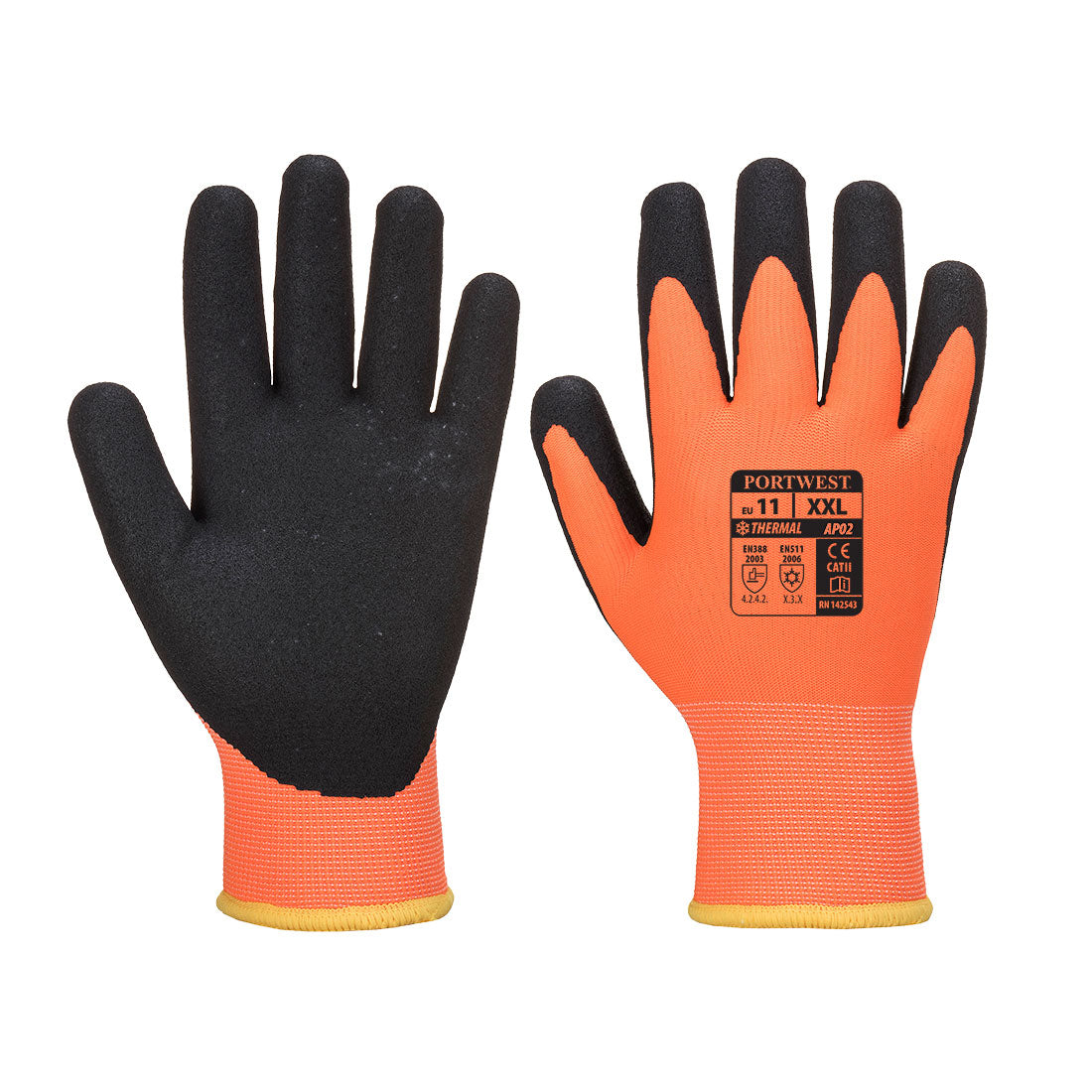 Rękawica Thermo Pro Ultra — Pomarańczowy/Czarny