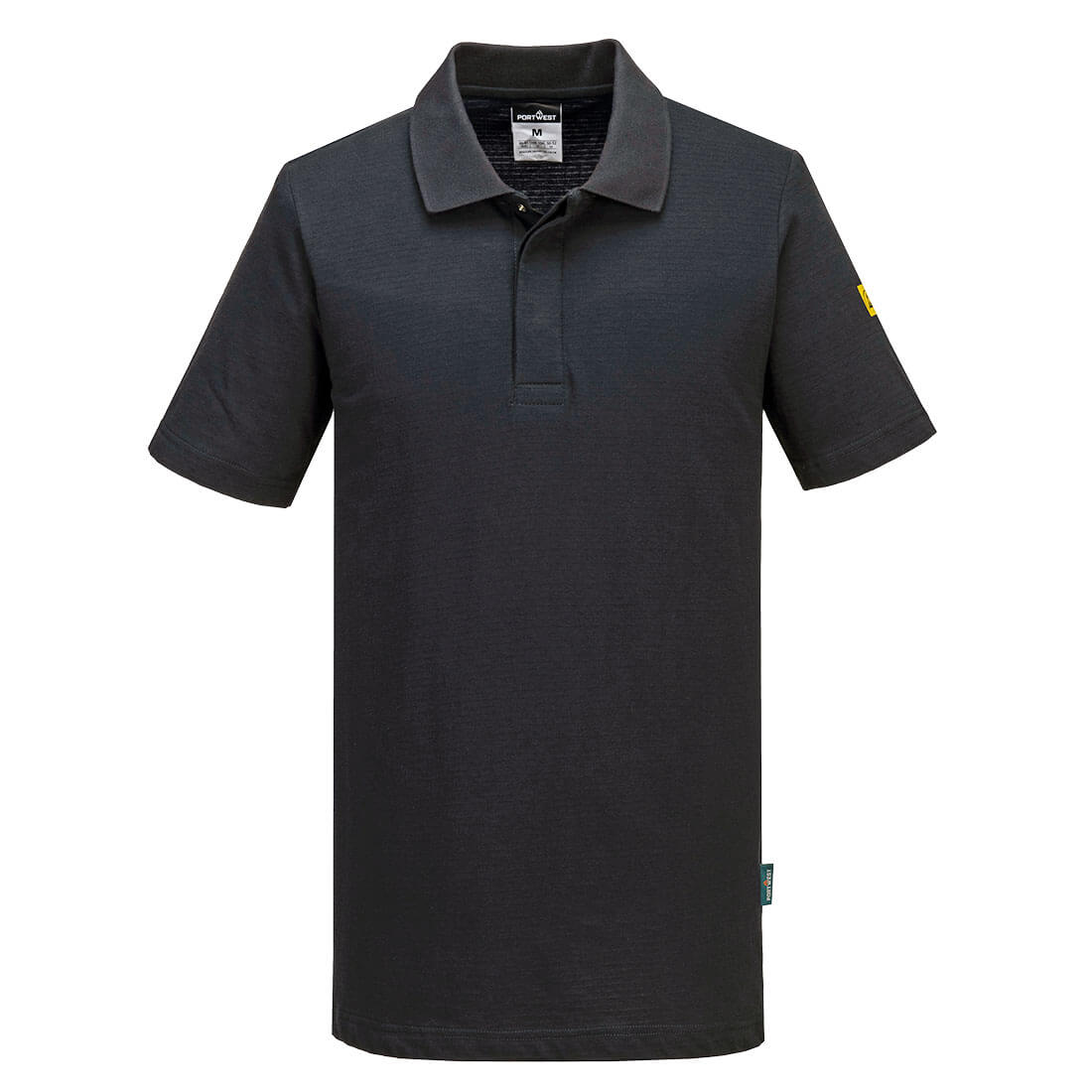 Antystatyczna koszulka Polo ESD — Czarny