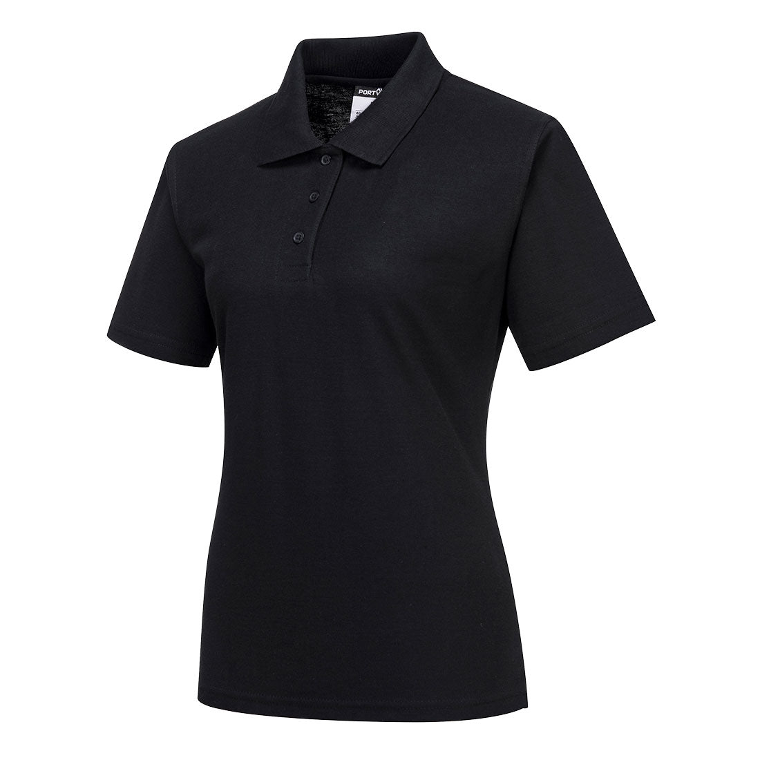 Koszulka damska polo — Czarny