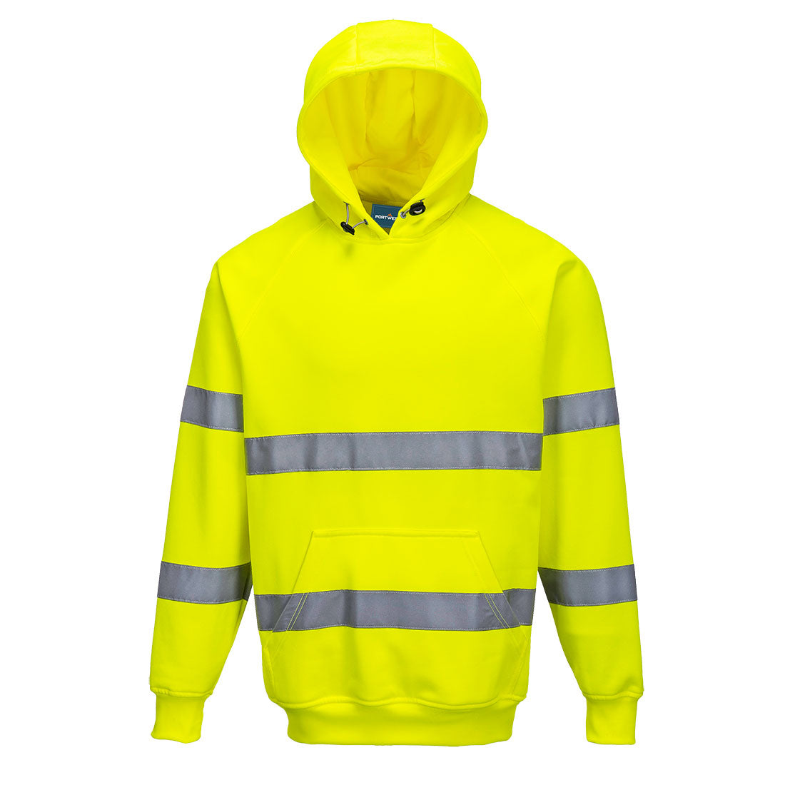 Bluza ostrzegawcza z kapturem — Żółty