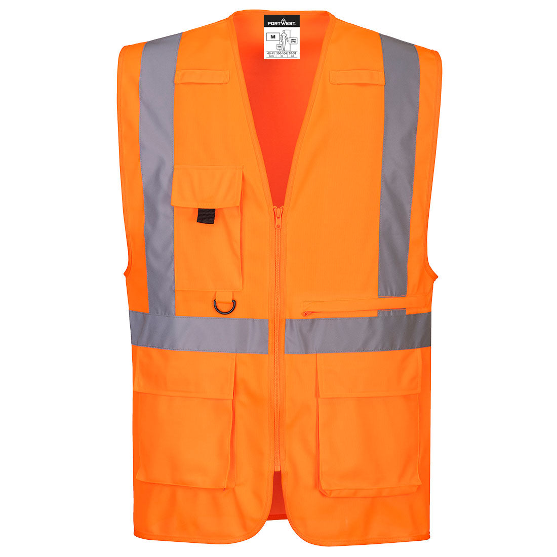Kamizelka Hi-Vis Executive z kieszenią na tablet — Pomarańczowy