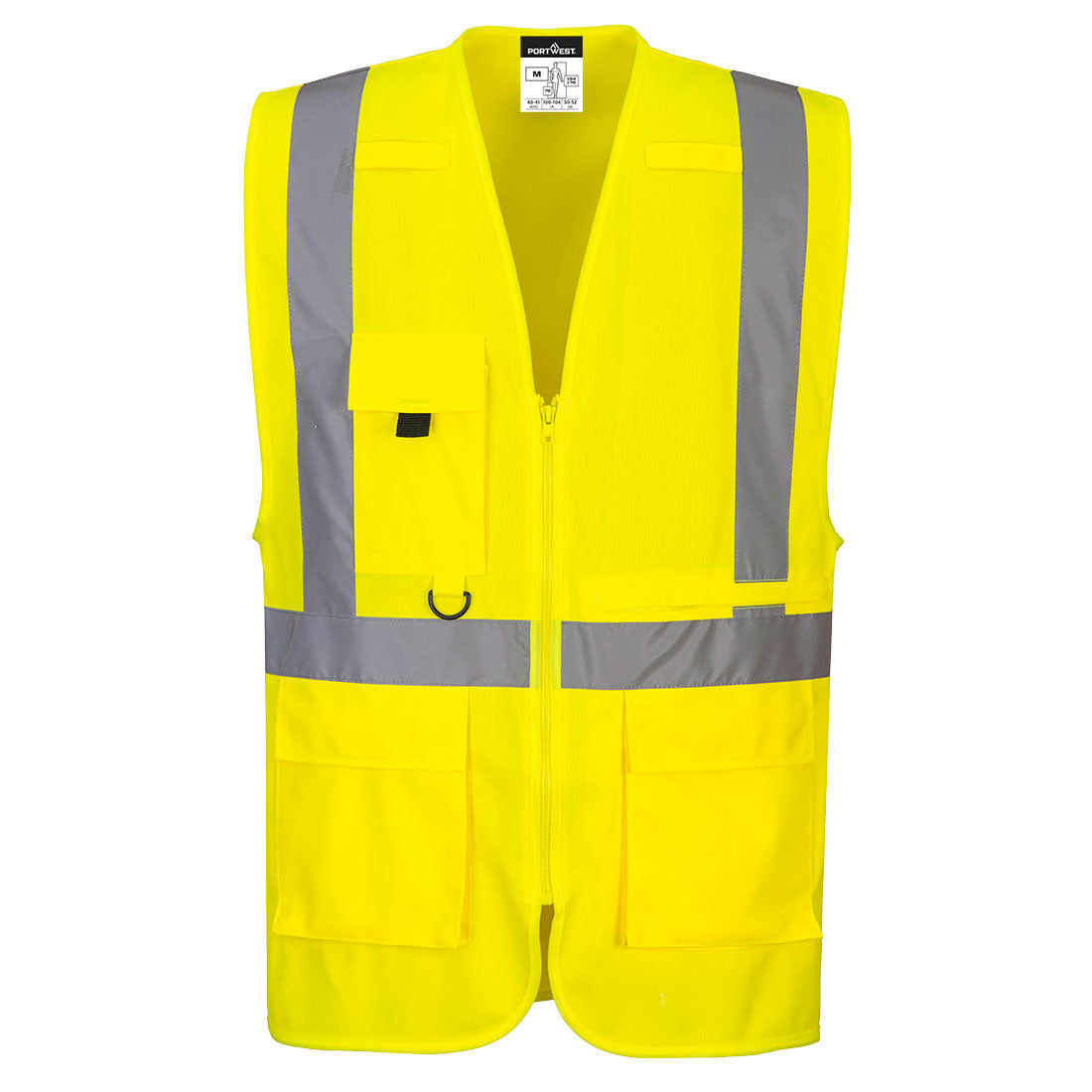 Kamizelka Hi-Vis Executive z kieszenią na tablet — Żółty