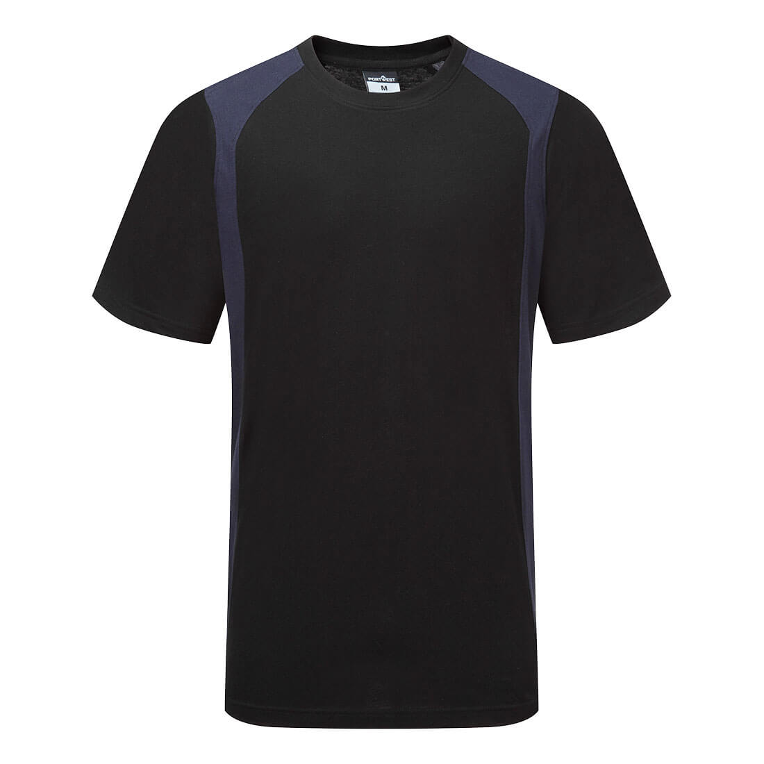 WX2 T-Shirt S/S — Czarny/Niebieski