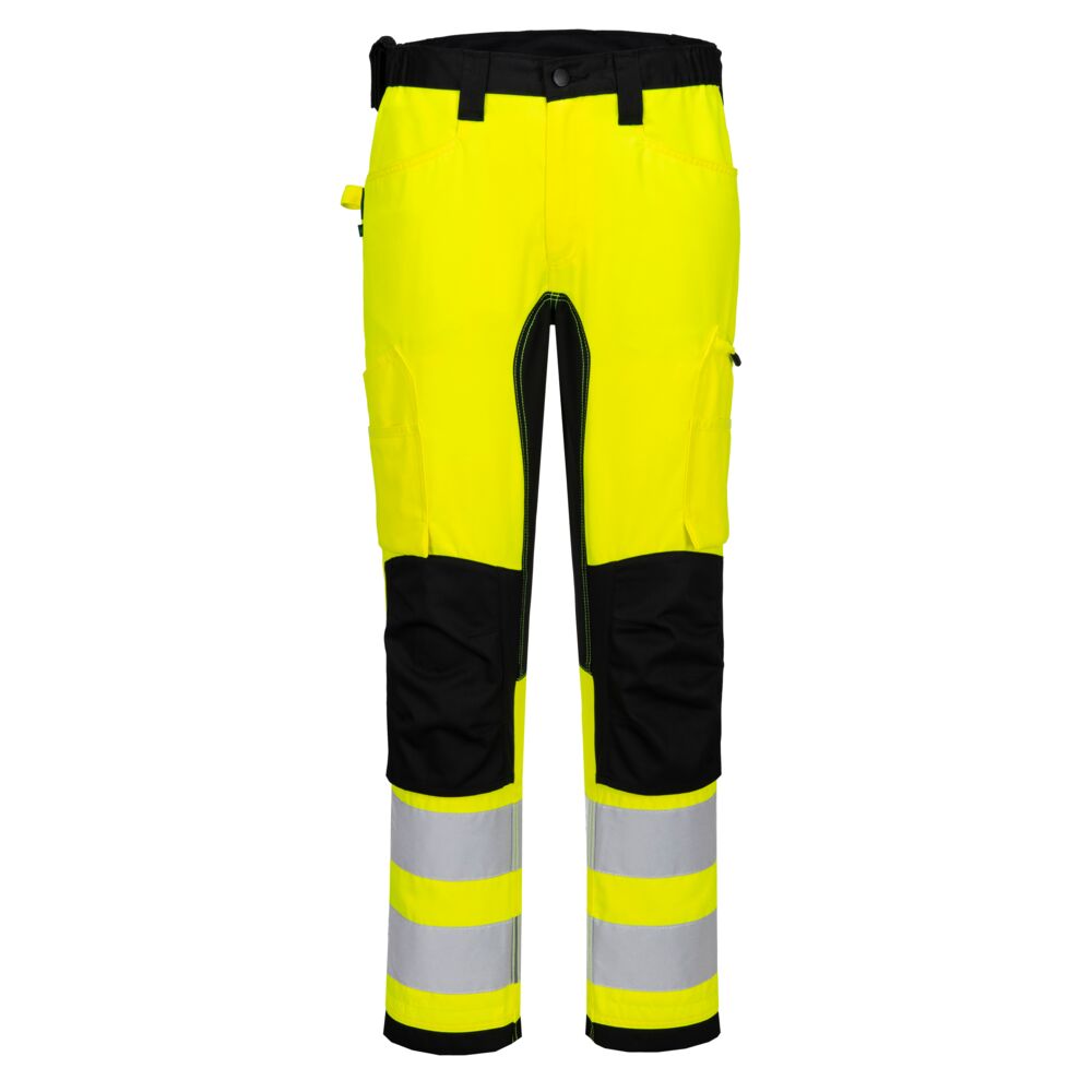 Spodnie ostrzegawcze WX2 Eco Stretch — Żółty/Czarny