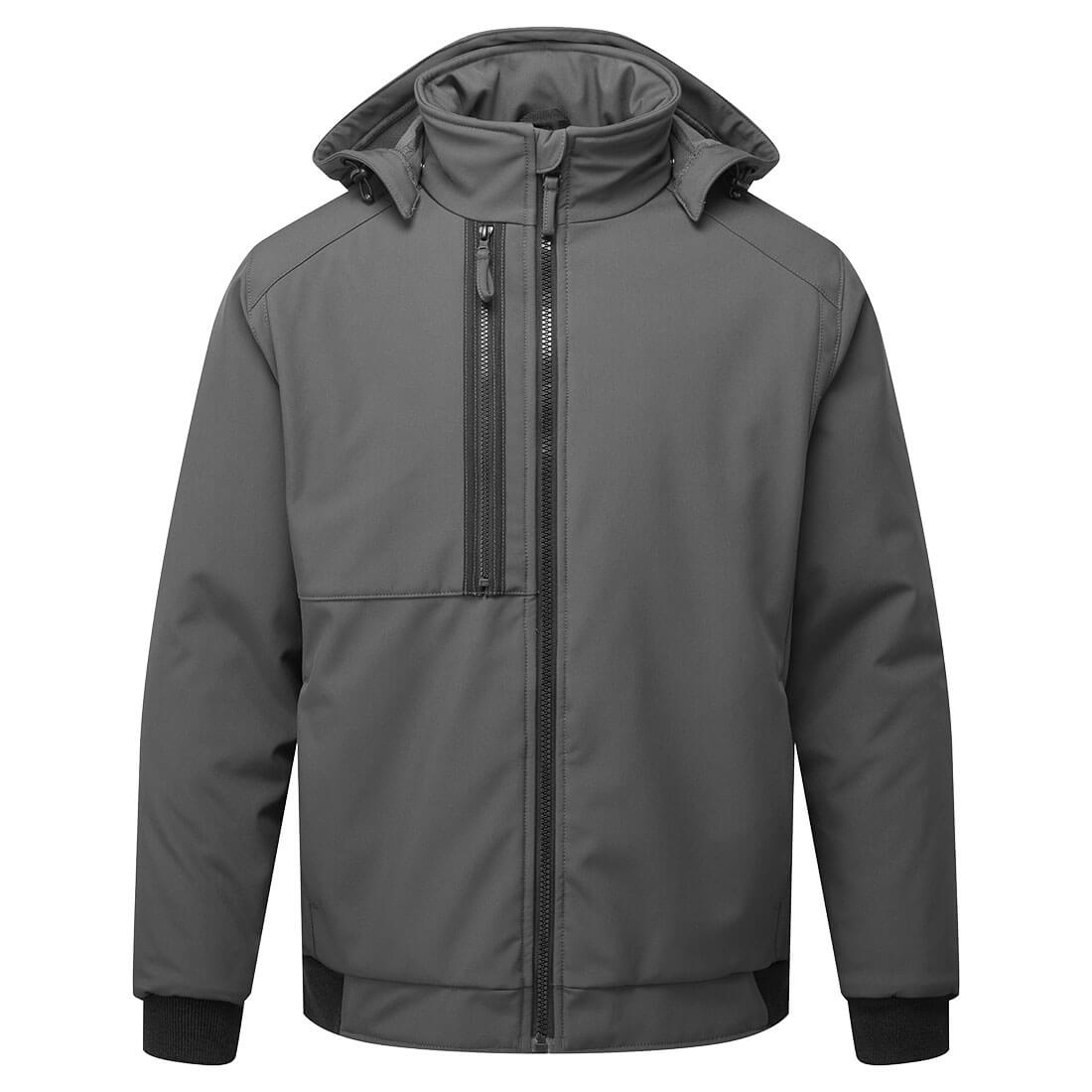 Ocieplany softshell WX2 Eco (2L) — Szary
