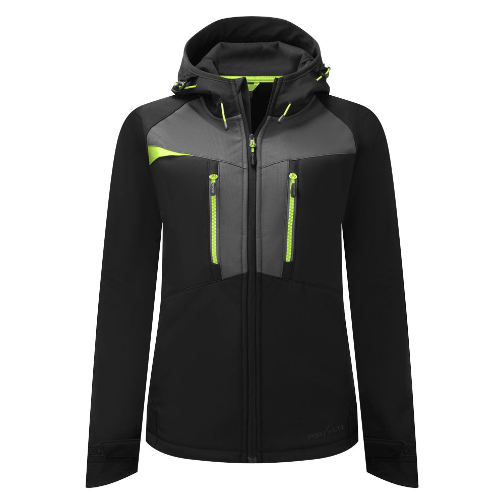 Softshell damski DX4 (3L) — Czarny