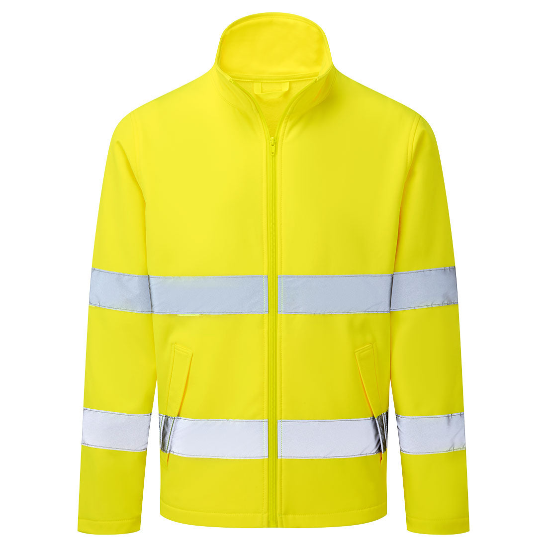 ES1 Essential Kurtka Softshell Hi-Vis (2L) — Żółty