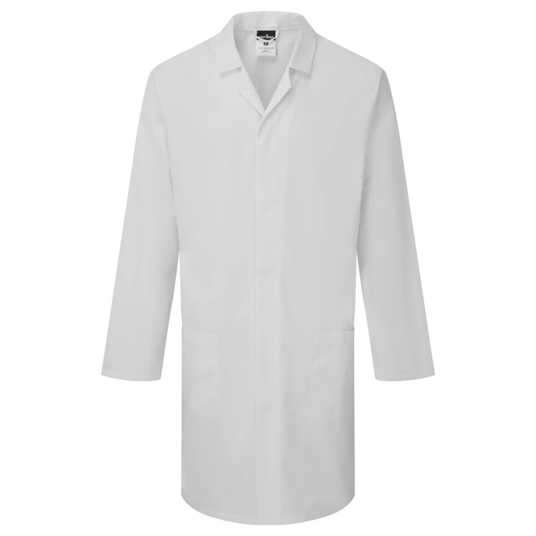 ES1 Essential Fartuch Laboratoryjny — Biały