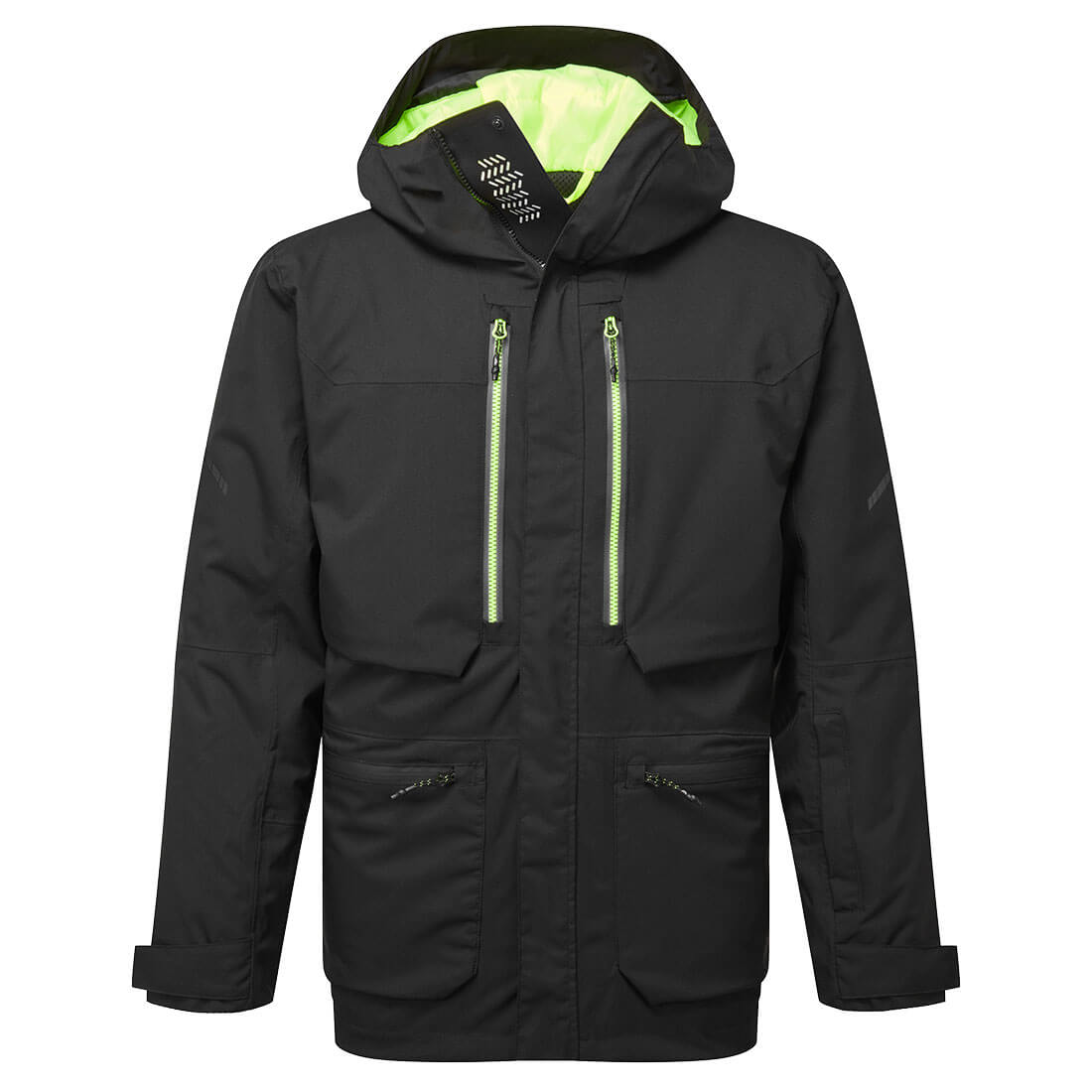 Kurtka zimowa parka EV4 — Czarny Tall