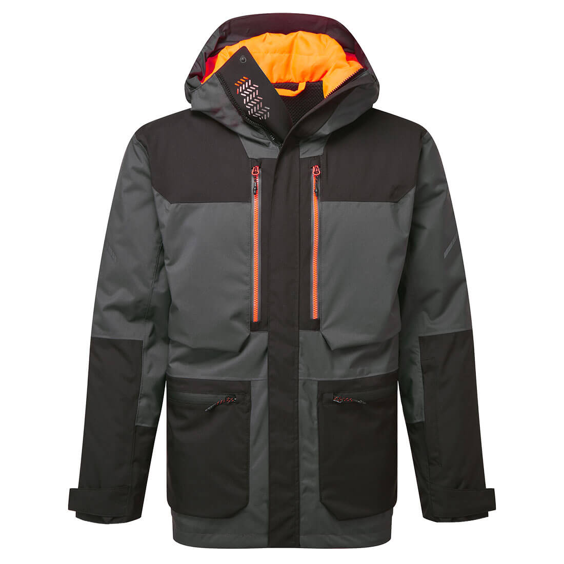 Kurtka zimowa parka EV4 — Szary
