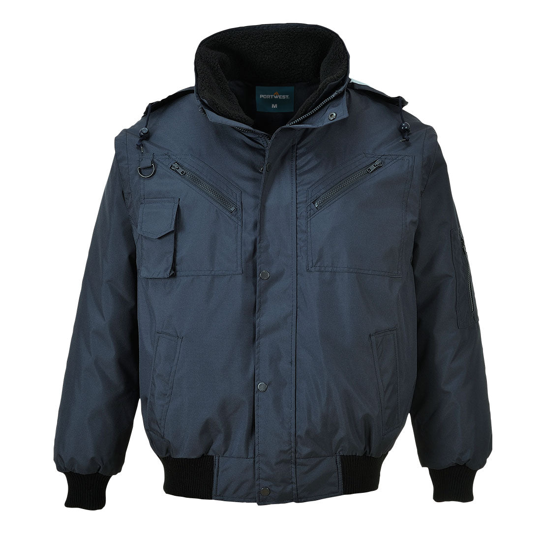 Kurtka Bomber 4 w 1 — Granatowy