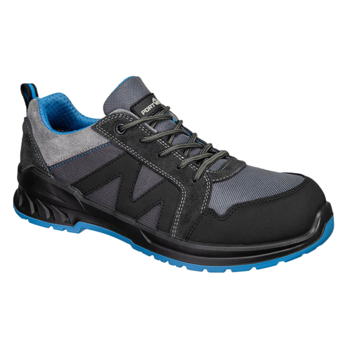 Półbuty zamszowo tekstylne Composite S1PS SR FO — Czarny/Niebieski