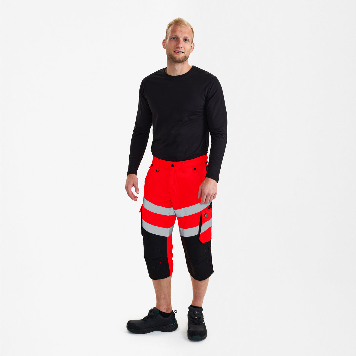 Lekkie ostrzegawcze spodnie typu knickers