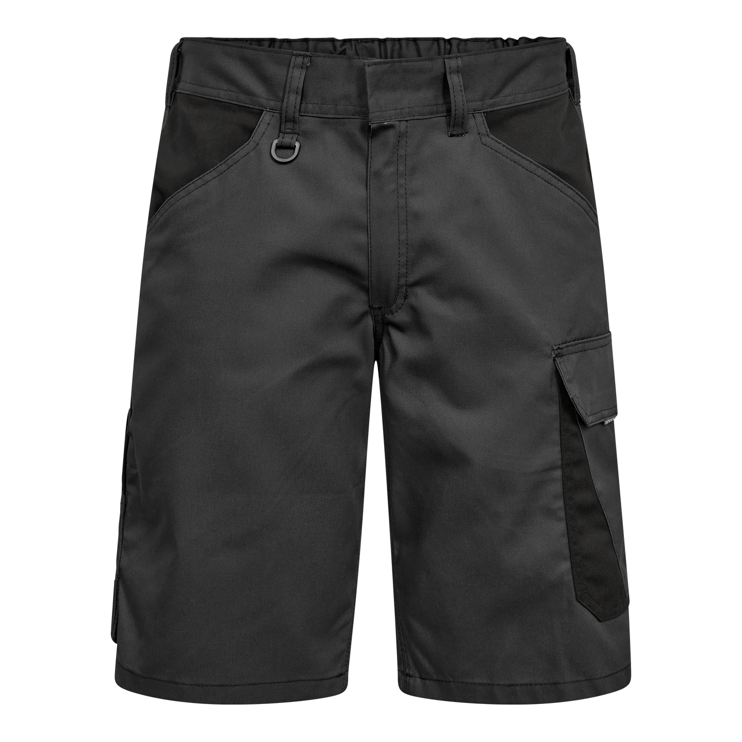 Venture Work Shorts with concealed button closure