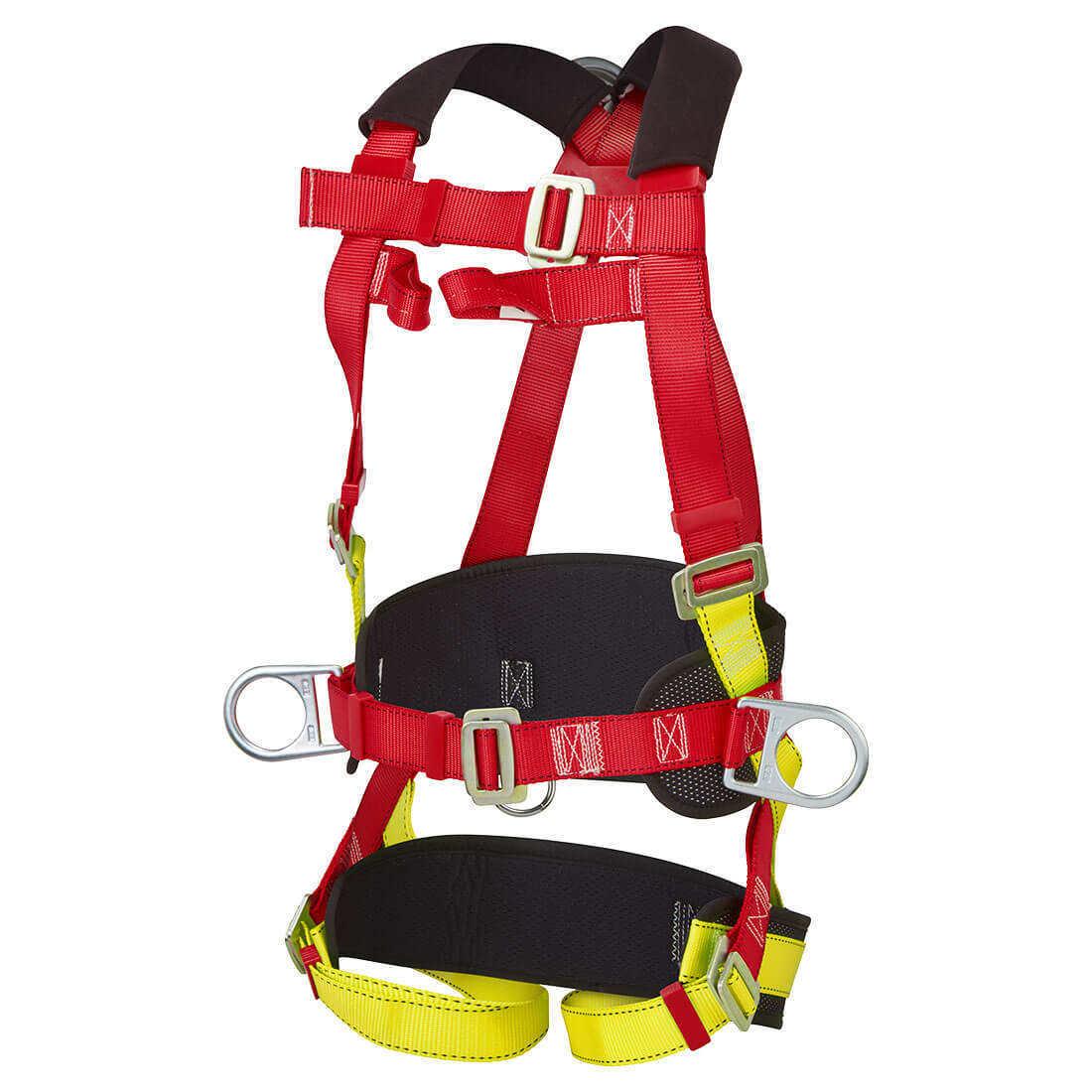 3-punktowe szelki Portwest Comfort Plus — Czerwony