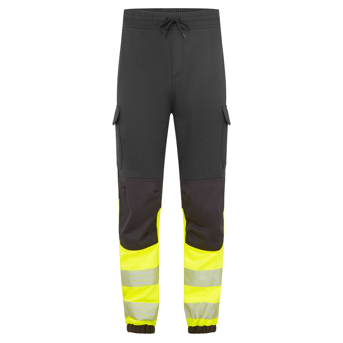 Spodnie trudnopalne Jogger PW3 Modaflame klasa ostrzegawcza 1 — Czarny/Żółty
