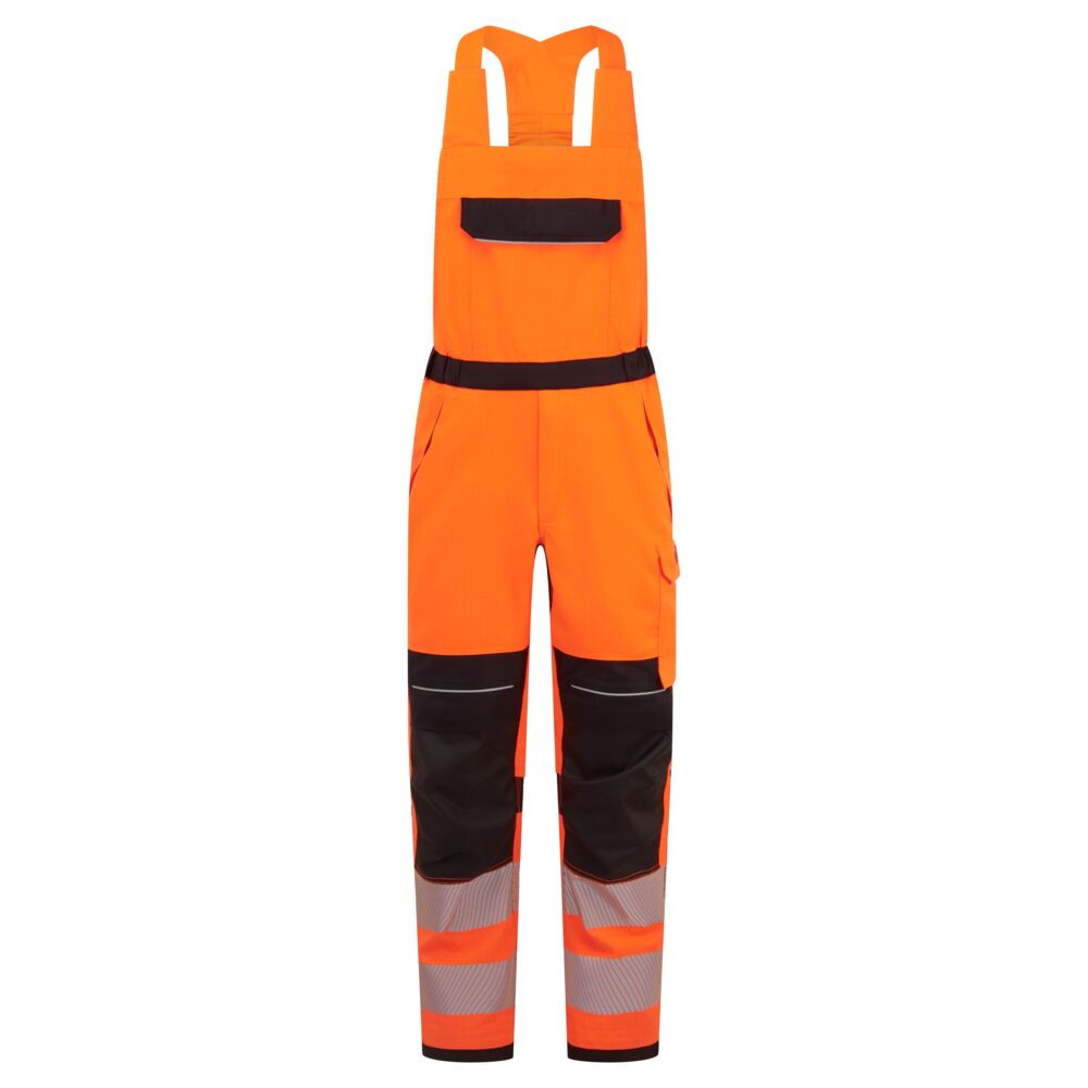 Ogrodniczki trudnopalne PW3 Modaflame Work Multi-Norm — Pomarańczowy/Czarny