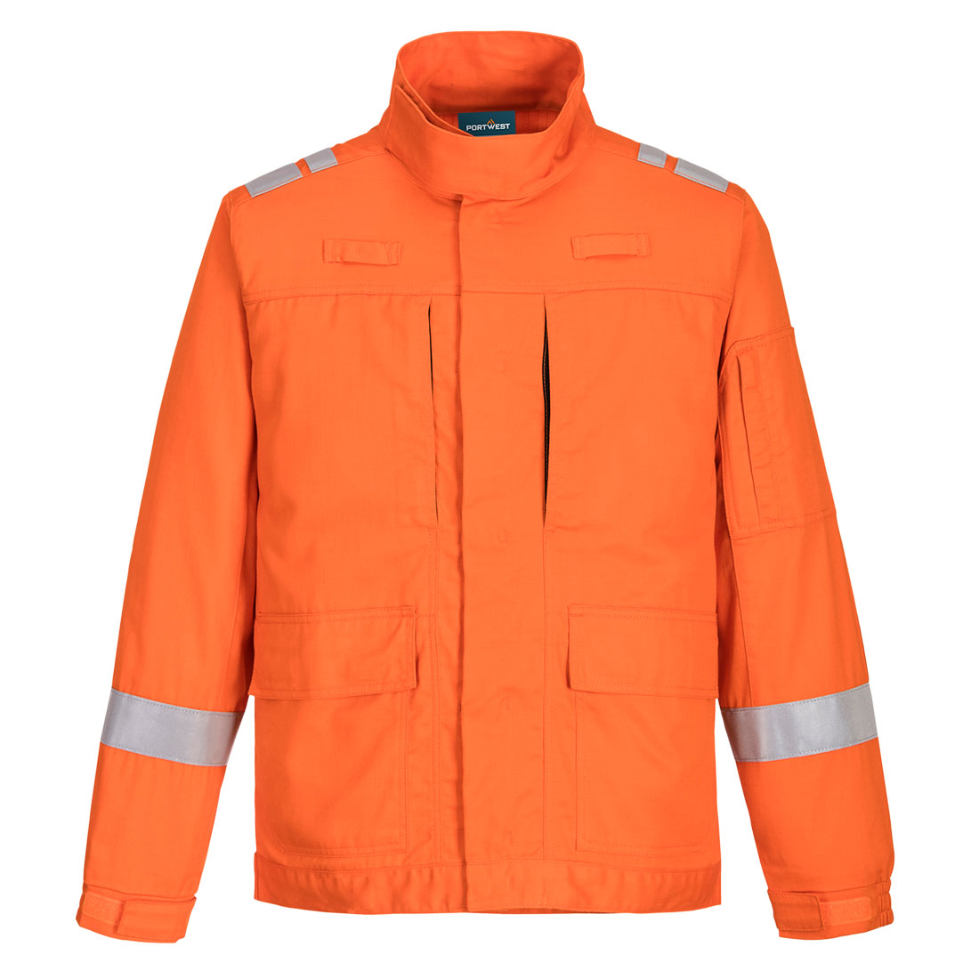 Lekka bluza trudnopalna Bizflame Work Stretch — Pomarańczowy