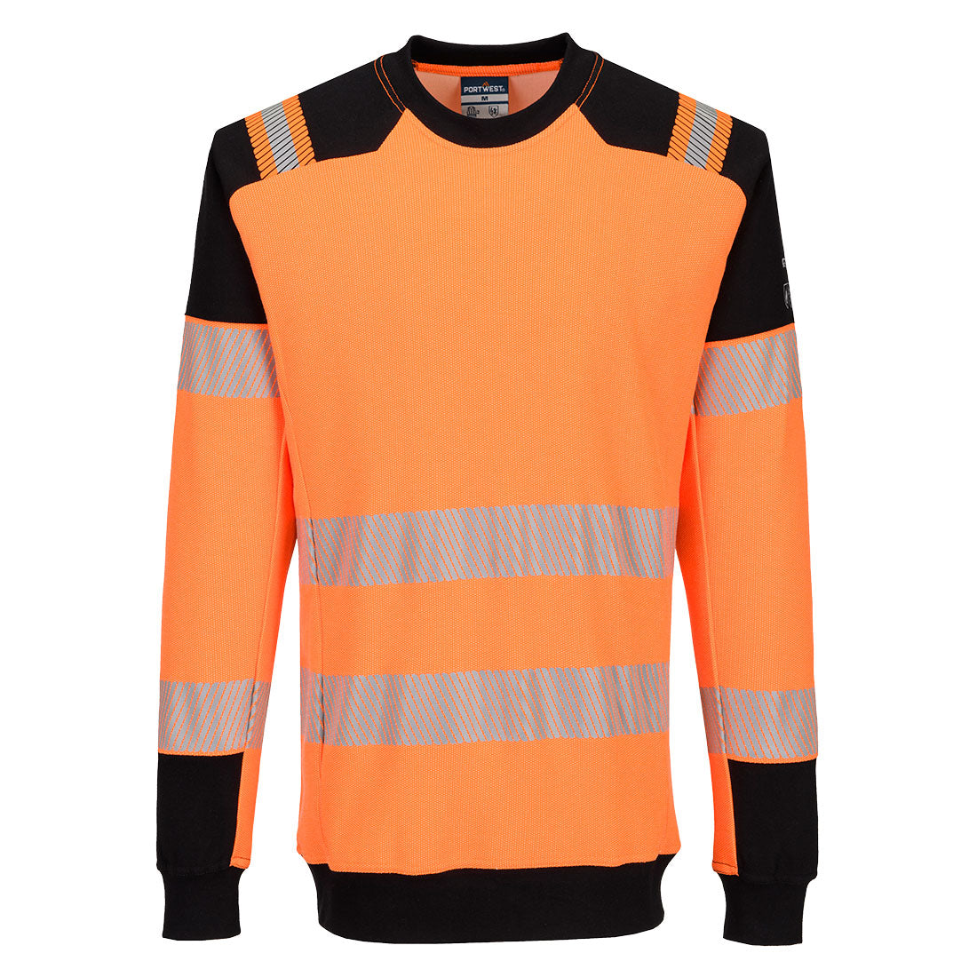 PW3 Modaflame FR Sweatshirt — Pomarańczowy/Czarny