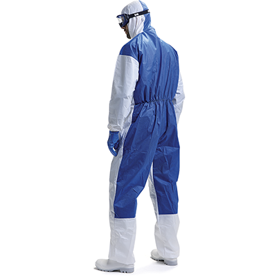 CHEMFOR FRESH coverall, WHITE/BLUE