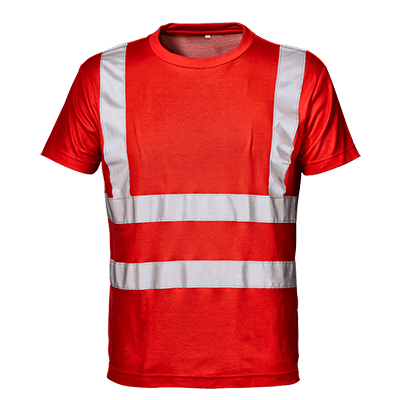 MISTRAL UV t-shirt, HI-VIS RED