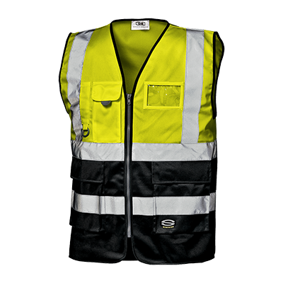 GRIFONE waistcoat, HI-VIS YELLOW/BLACK