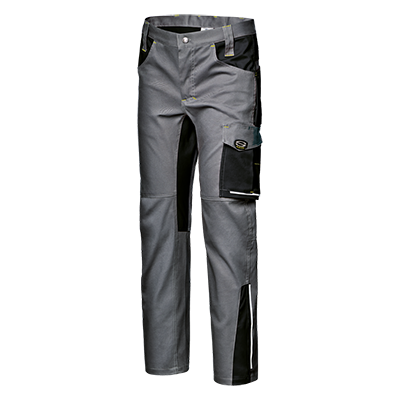 FUSION STRETCH trousers, SLATE GREY/BLACK