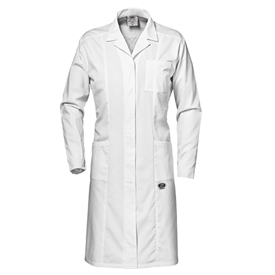 Ladies' lab coat, WHITE