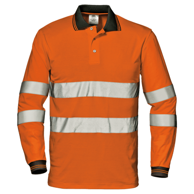 MAX CONFORT polo shirt, HI-VIS ORANGE