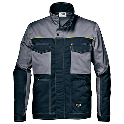 FUSION short jacket MASSAUA, NAVY/GREY
