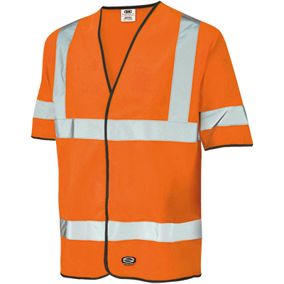 SPACE jacket short sleeve, HI-VIS ORANGE