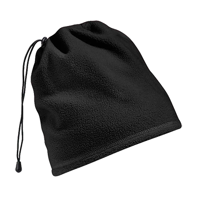 Fleece neckwarmer, BLACK