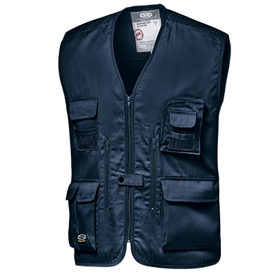 REPORTER waistcoat, DARK BLUE
