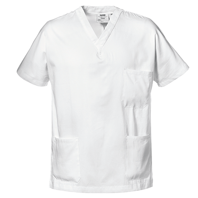 Nurses mod. top, WHITE
