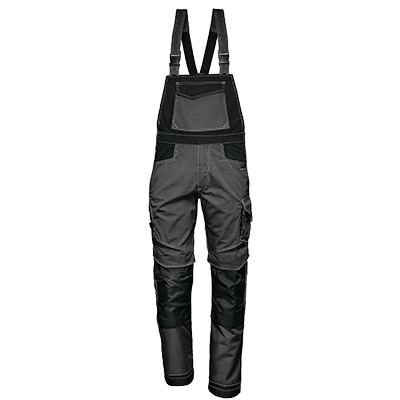 INDUSTRIAL bib-trousers, GREY