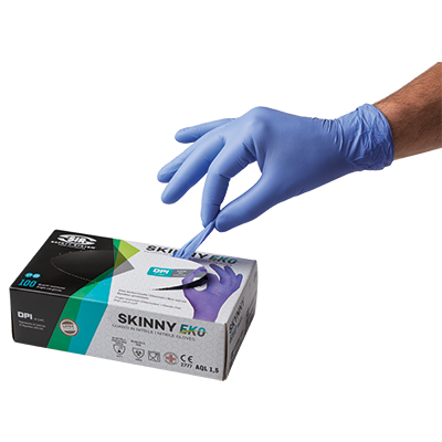 SKINNY EKO glove (Box 100 pcs), LILAC