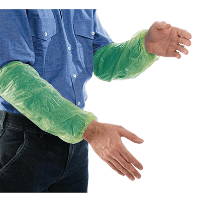 POLIETIL sleeves (box 100 pcs), GREEN