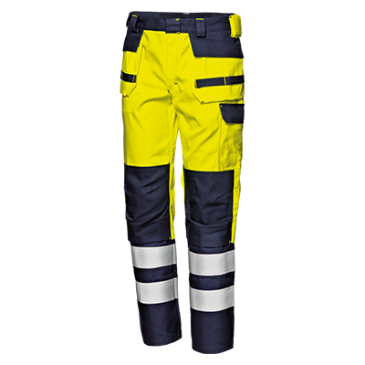 SUPERTECH 360 trousers, HI-VIS YELLOW/BLUE