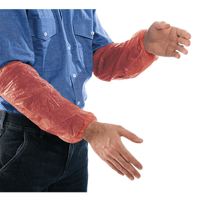 POLIETIL sleeves (box 100 pcs), RED