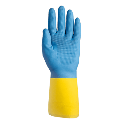 SHIKOKU glove, BLUE/YELLOW