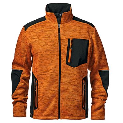 FIGHTER sweatshirt, MELANGE ORANGE