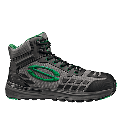 CAMBERRA WR ankle high shoe, BLACK