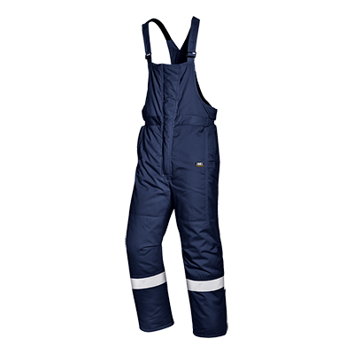 HEAVY CARBOFLAME bib-trousers, BLUE