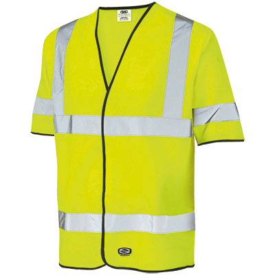 SPACE jacket short sleeve, HI-VIS YELLOW