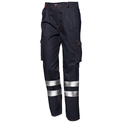 Spodnie POLYTECH z paskami, DARK BLUE