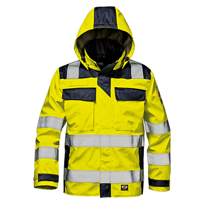 MICROLINES SPRING jacket, HI-VIS YELLOW/BLUE