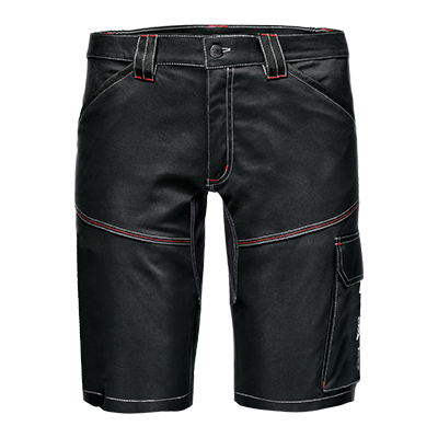 SYMBOL STRETCH bermudas, BLACK
